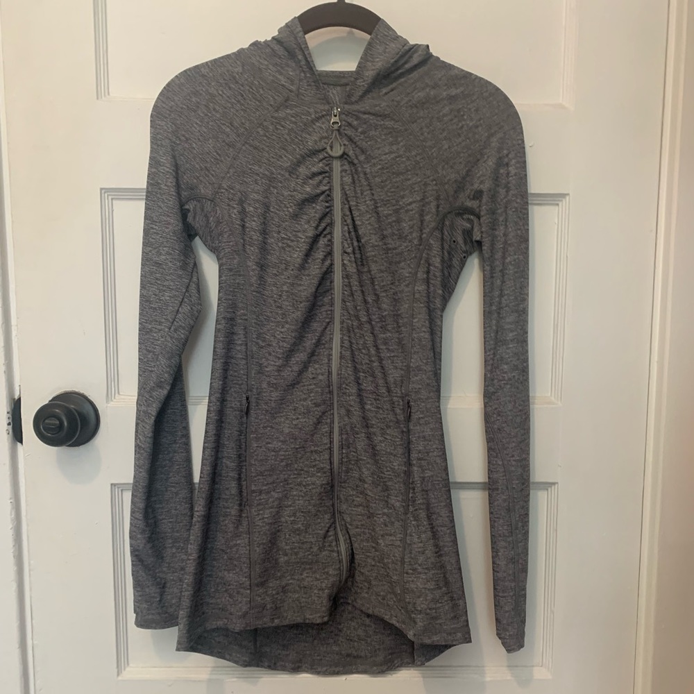Athleta Vitamin Sea Heather Gray Jacket - Picture 5 of 16